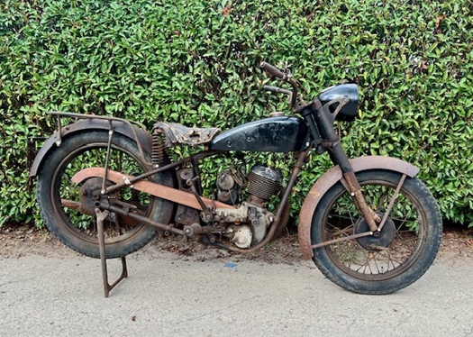1934 Gillet confort 400cc vooroorlogse oldtimer motorfiets te koop