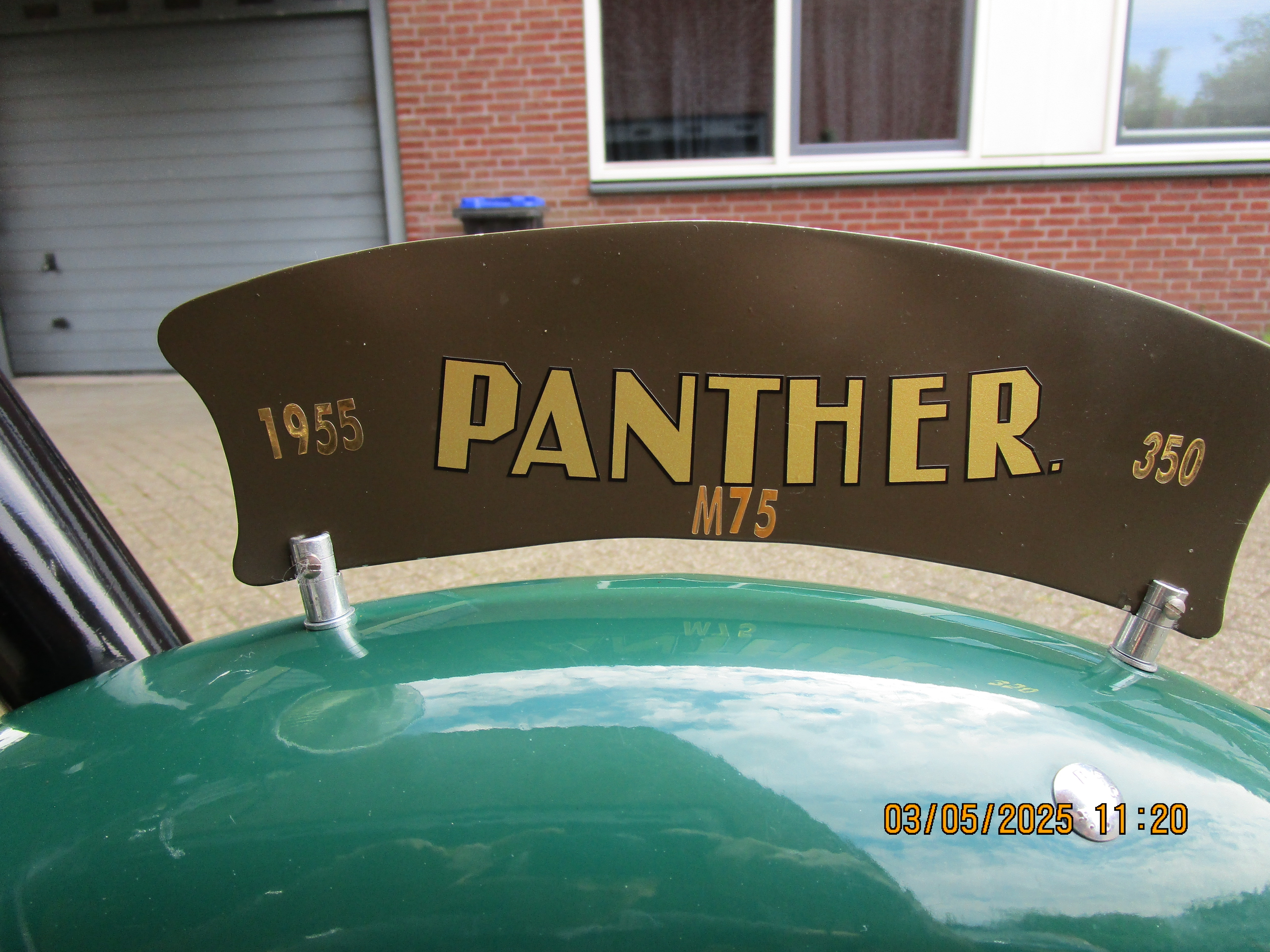 1955 Panther M75S oldtimer motorfiets te koop