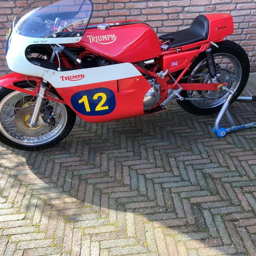 1980 Triumph rob north 750cc classicracer oldtimer motorfiets te koop