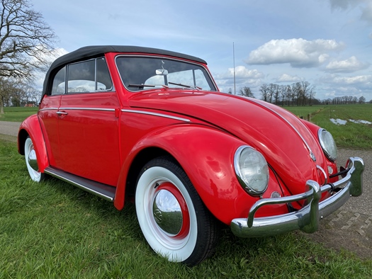 1962 Volkswagen kever cabrio body off Gerest oldtimer te koop