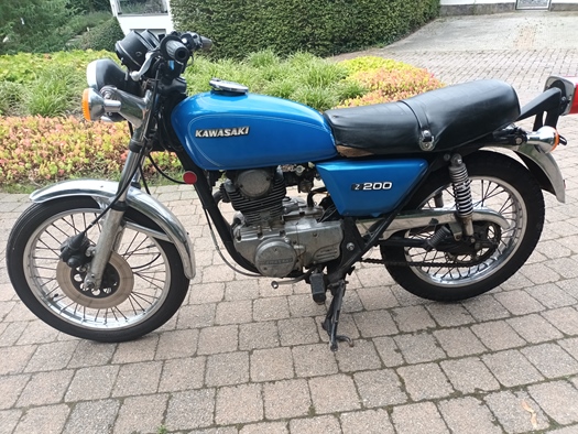 1980 Kawasaki Z200 oldtimer motorfiets te koop
