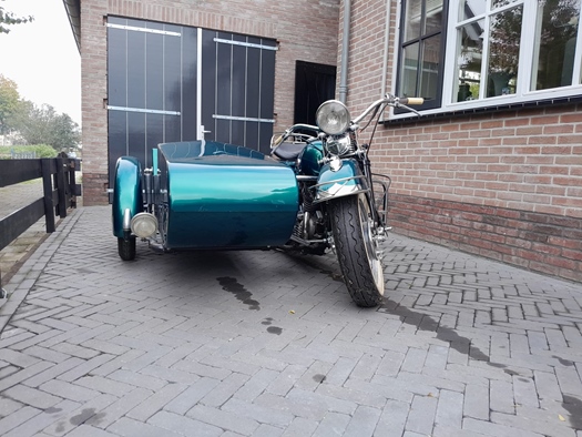 1943 Harley-Davidson WLA oldtimer motorfiets te koop