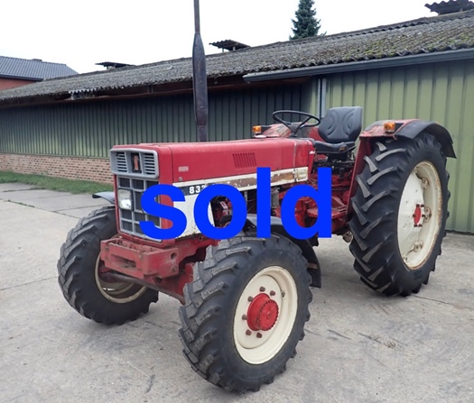 1984 International 833-H Diesel 4wd Hops special oldtimer tractor te koop