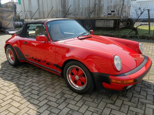 1986 Porsche Carrera 3.2 Turbo Look Cabrio oldtimer te koop