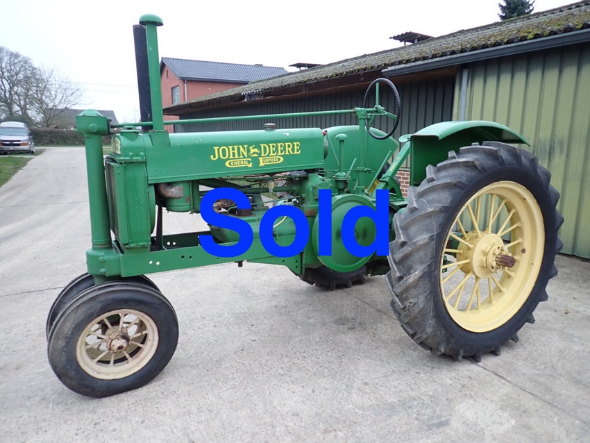 1935 John Deere A Unstyled, round spokes, oldtimer tractor te koop