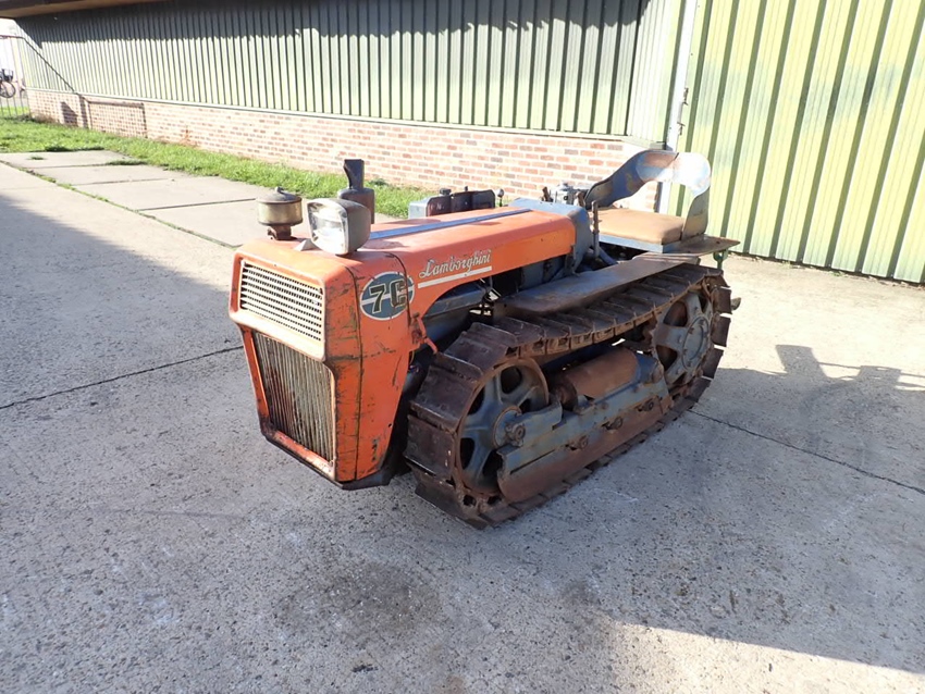 1966 Lamborghini 7C Vineyard Diesel Crawler tractor with linkage oldtimer tractor te koop