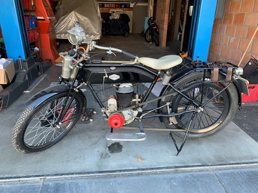 1924 Gillet Touriste vooroorlogse oldtimer motorfiets te koop