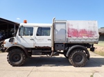 Mercedes Unimog U1550 L37 2004 Double Cab oldtimer vrachtwagen te koop