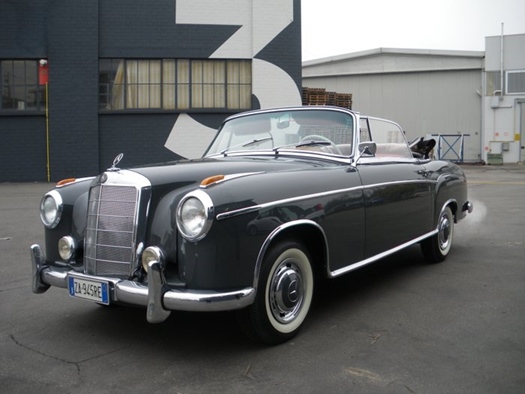 1957 Mercedes 220 S Cabriolet II Ponton oldtimer te koop