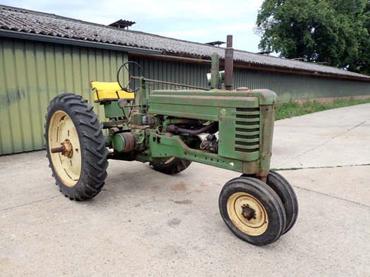1950 John Deere B Styled, electric start, oldtimer tractor te koop