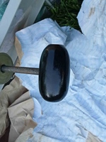 Antieke bandenpomp van koper/brons  oldtimer te koop