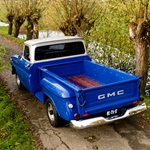 1966 GMC 1500, stepside, long bed. oldtimer te koop