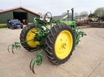 1936 John Deere A Unstyled, with cultivators oldtimer tractor te koop