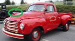 Studebaker motorkap embleem 1949-53 oldtimer te koop