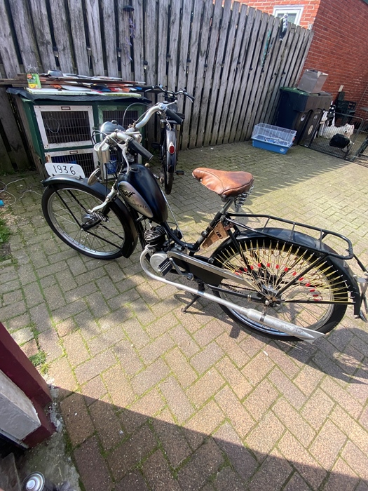 1936 Wanderer Dames vooroorlogse oldtimer motorfiets te koop