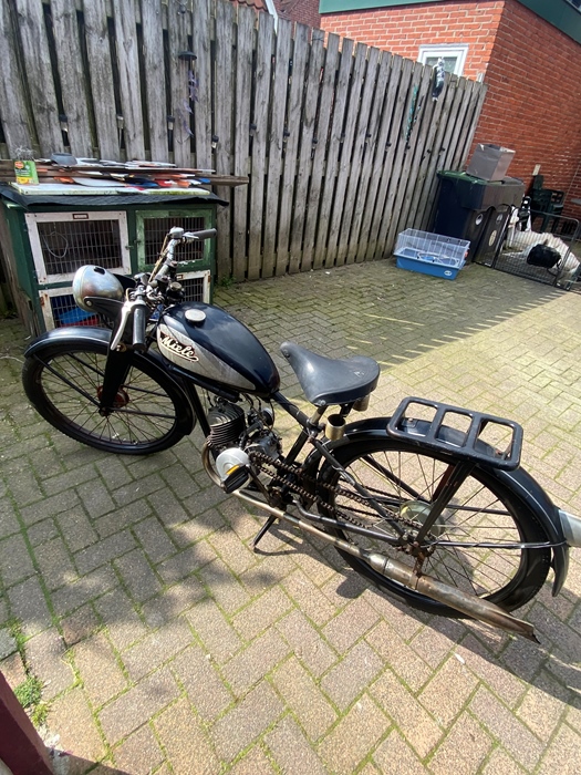 1951 Miele 98cc oldtimer motorfiets te koop