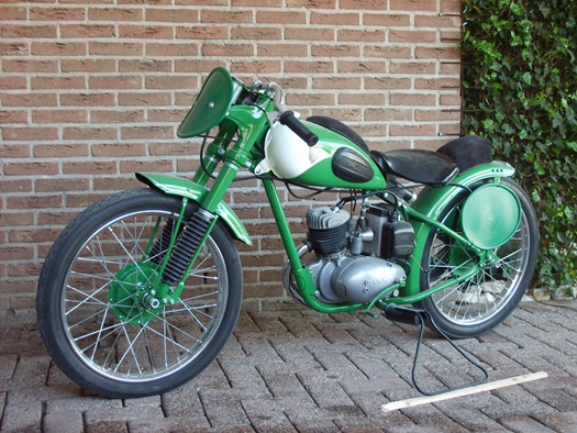 1953 DKW rt 125 oldtimer motorfiets te koop