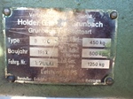 1961 Holder B12C Single cylinder 2 stroke diesel, oldtimer tractor te koop