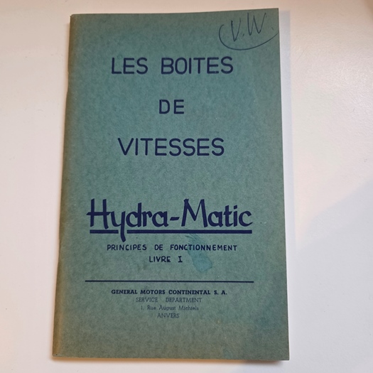 Les Boîtes de Vitesses Hydra-Matic – Livre I te koop