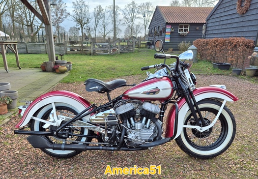 1942 Harley-Davidson 1942 WLA civil dressed oldtimer motorfiets te koop