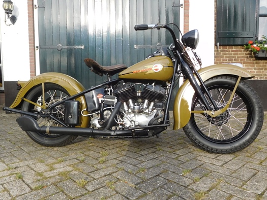 1938 Harley-Davidson u 1200 vooroorlogse oldtimer motorfiets te koop