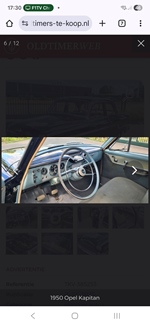 1955 Opel Kapitan oldtimer te koop