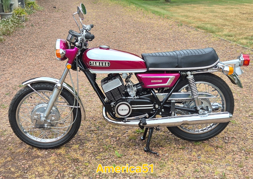 1970 Yamaha r5 350 oldtimer motorfiets te koop