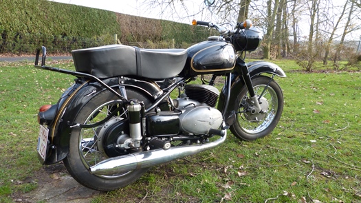 1957 Adler mb 250 oldtimer motorfiets te koop