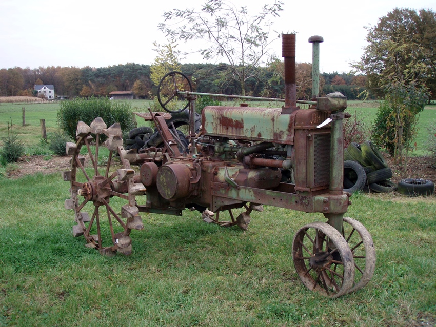 1937 John Deere Unstyled A on steel oldtimer tractor te koop