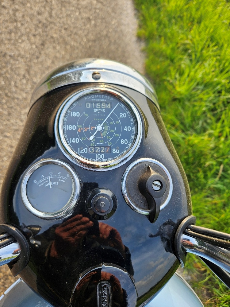 1954 Triumph Tiger 100 oldtimer motorfiets te koop