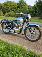 1954 Triumph Tiger 100 oldtimer motorfiets te koop