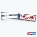 Chromen Nummerplaat Houder s in diverse maten oldtimer te koop