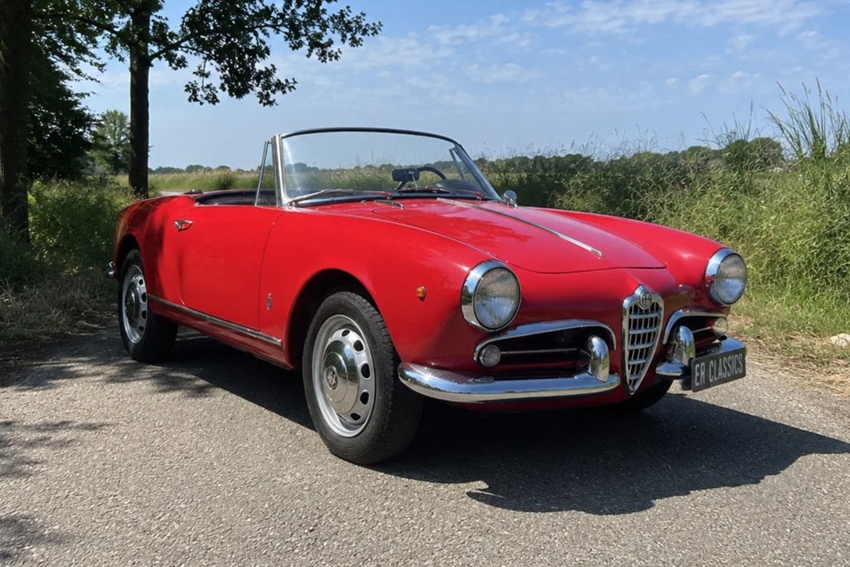 1961 Alfa Romeo Giulietta Spider oldtimer te koop