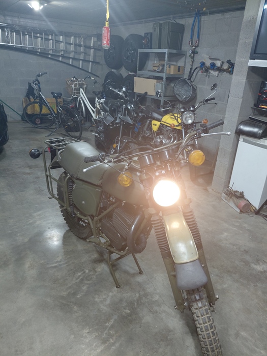 1979 Bombardier Can-am military oldtimer motorfiets te koop