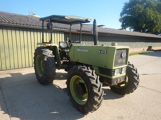 1983 Hürlimann H470 4wd canopy oldtimer tractor te koop