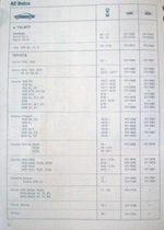 Remblokken set Toyota jaren'70 oldtimer te koop