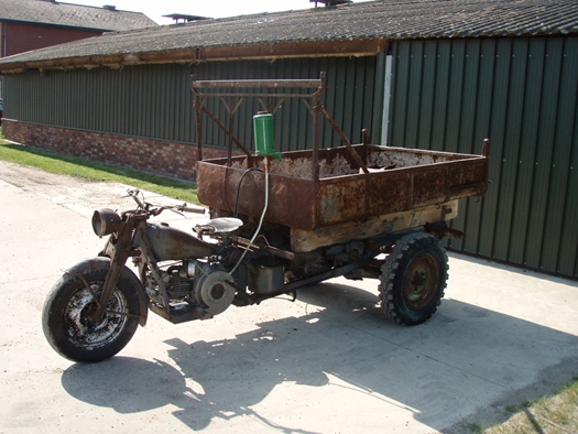 1959 Moto Guzzi Ercole tricycle motorbike oldtimer motorfiets te koop