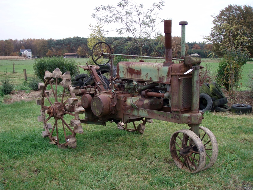 1937 John Deere Unstyled A on steel oldtimer tractor te koop