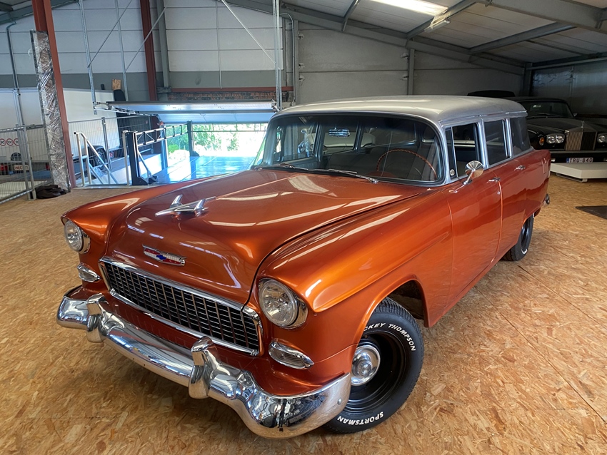 1955 Chevrolet 210 4 deur wagon oldtimer te koop