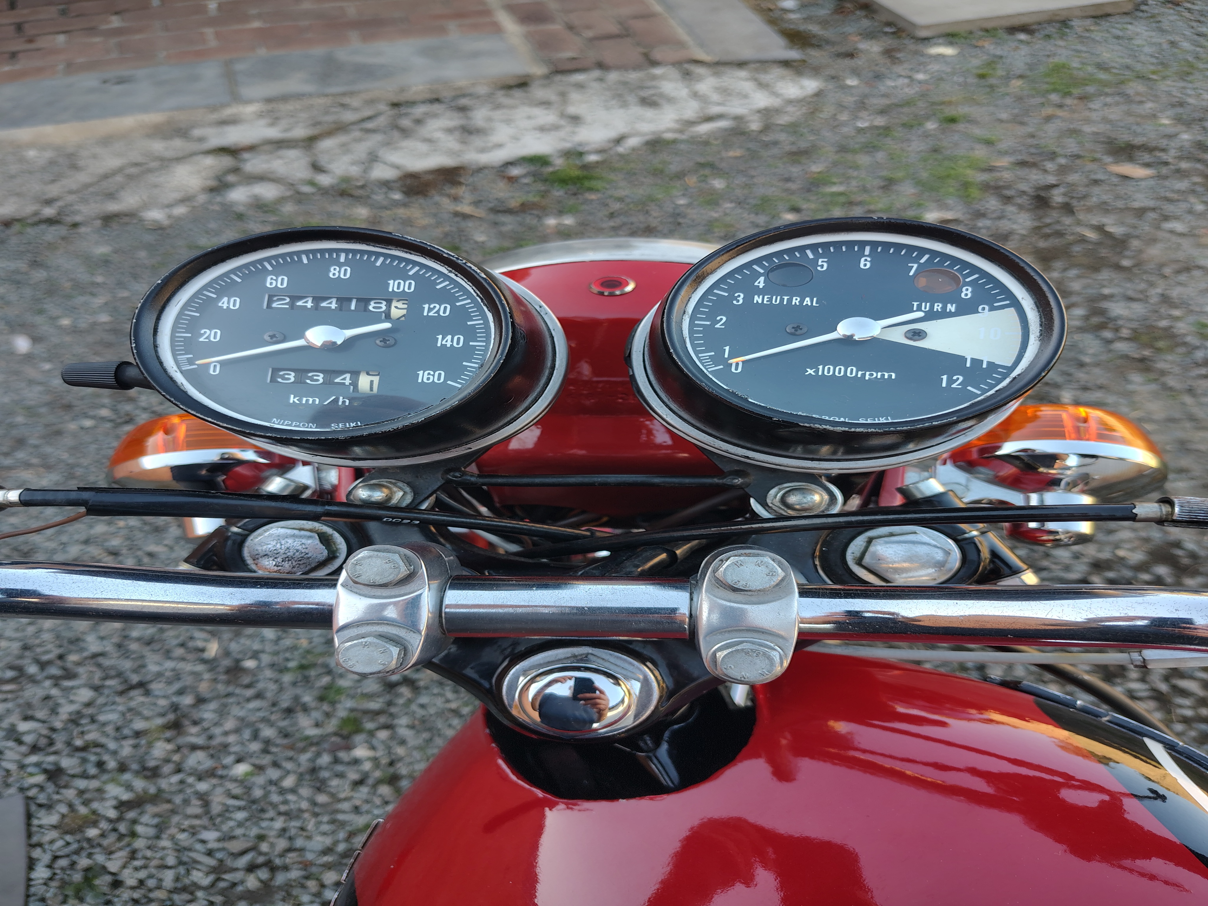 1972 Honda CB250 k4 oldtimer motorfiets te koop