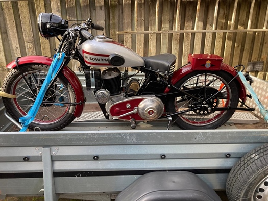 1935 Husqvarna SV112 vooroorlogse oldtimer motorfiets te koop