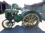 1928 John Deere D Unstyled on steel with rare PTO oldtimer tractor te koop