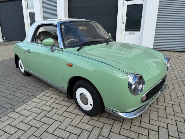 1991 Nissan 122 Figaro emerald groen oldtimer te koop