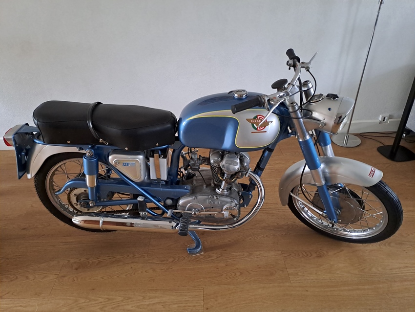1960 Ducati ts 125 oldtimer motorfiets te koop