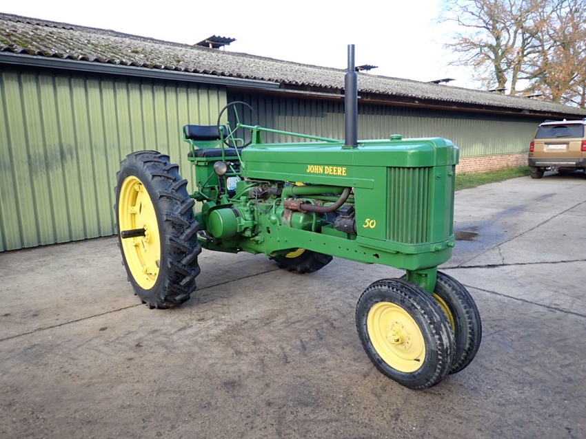 1953 John Deere 50 oldtimer tractor te koop