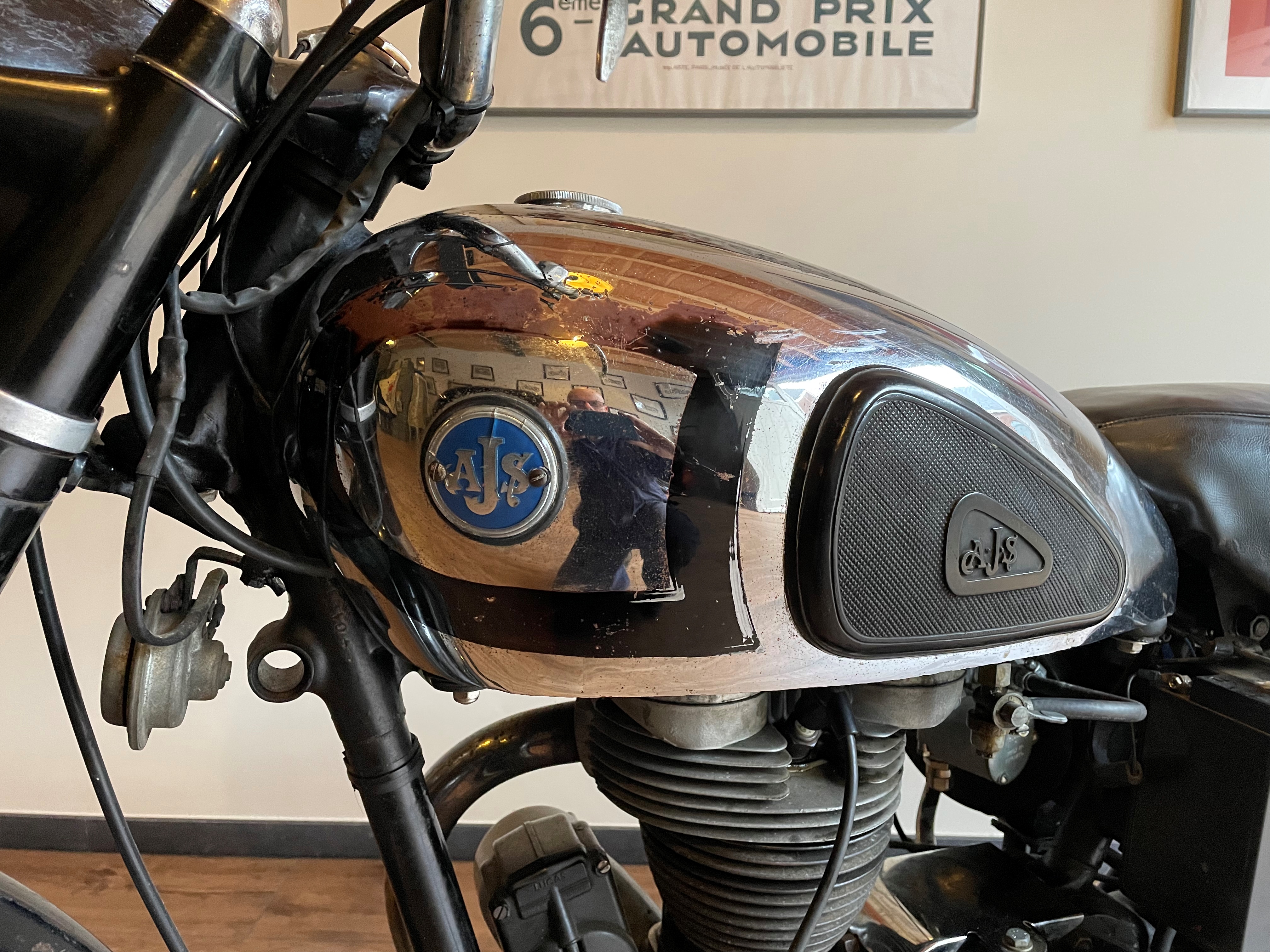1955 AJS 16 MS oldtimer motorfiets te koop