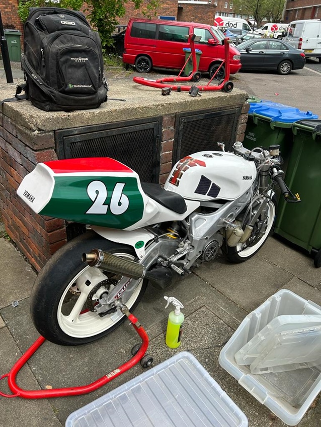 1993 Yamaha tz250 4dp oldtimer motorfiets te koop